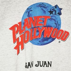 2/30$+free shipping✨Vintage Planet Hollywood T